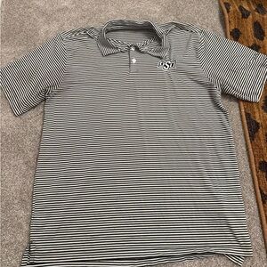 Striped Polo Shirt - OSU